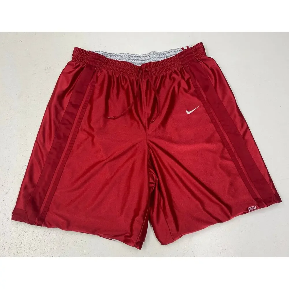 VTG Y2K Nike Silver Tag reversible silky baggy wide leg basketball shorts, XXL